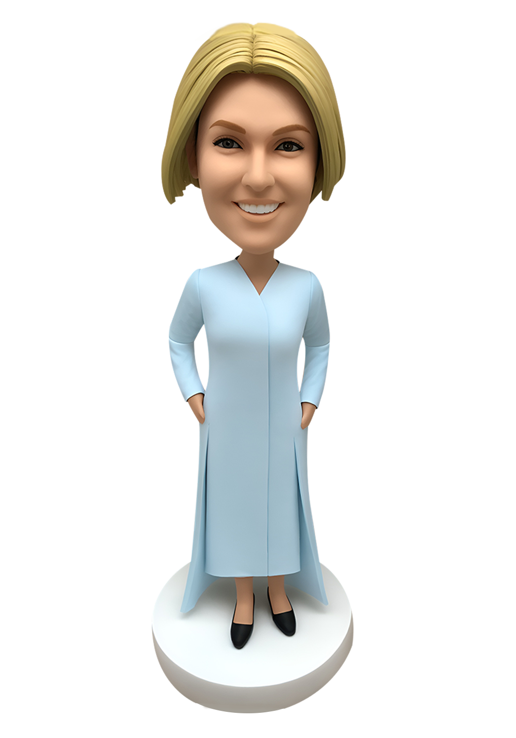 Abaya Lady Custom Bobblehead-1