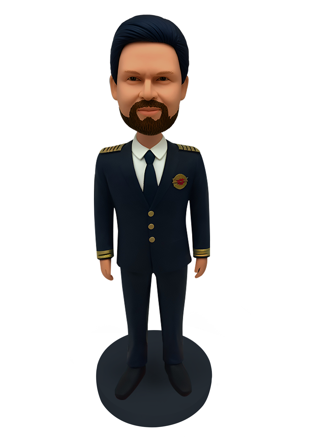 Airline Captain Custom Bobblehead-4