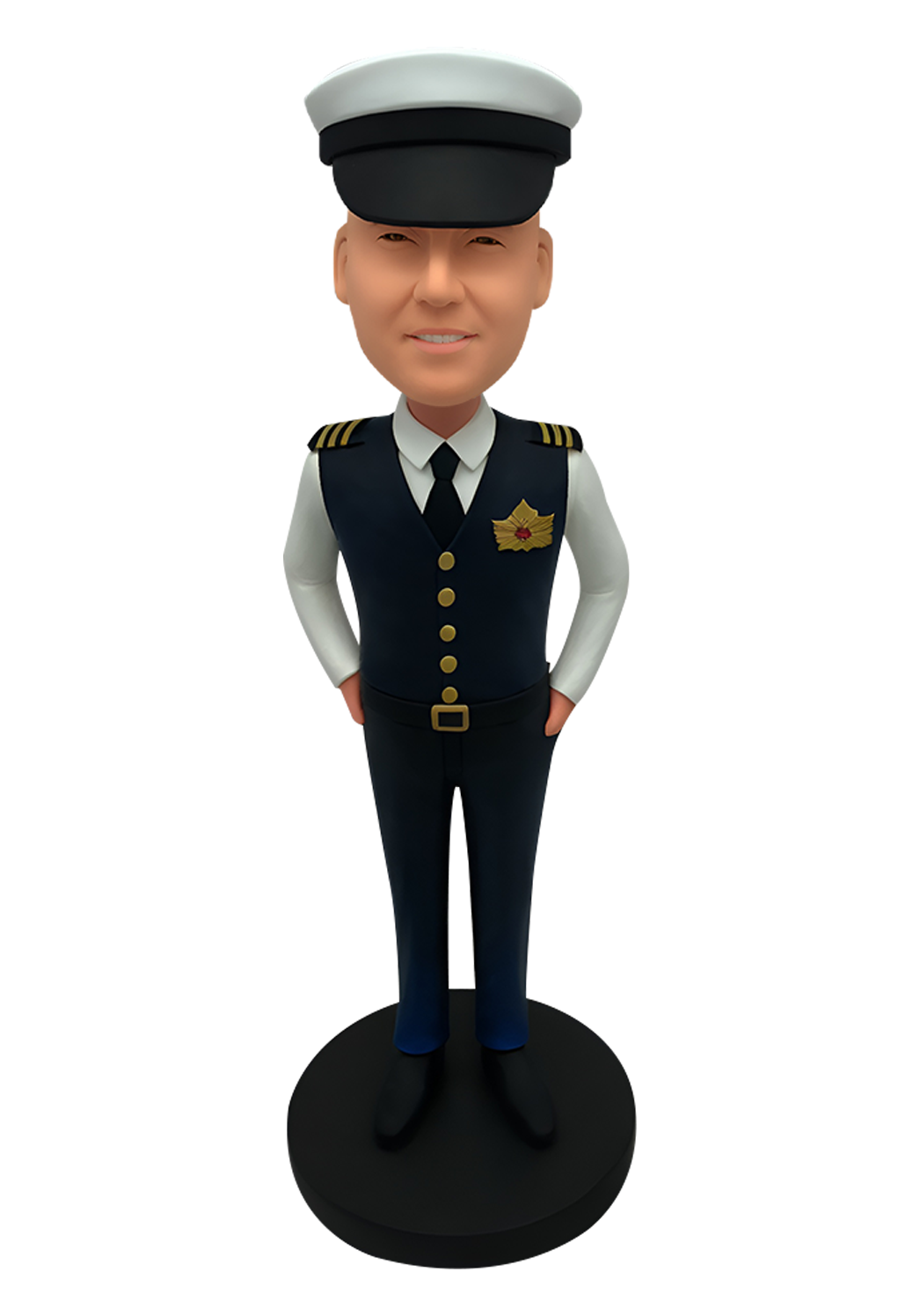 Airline Captain Custom Bobblehead-6