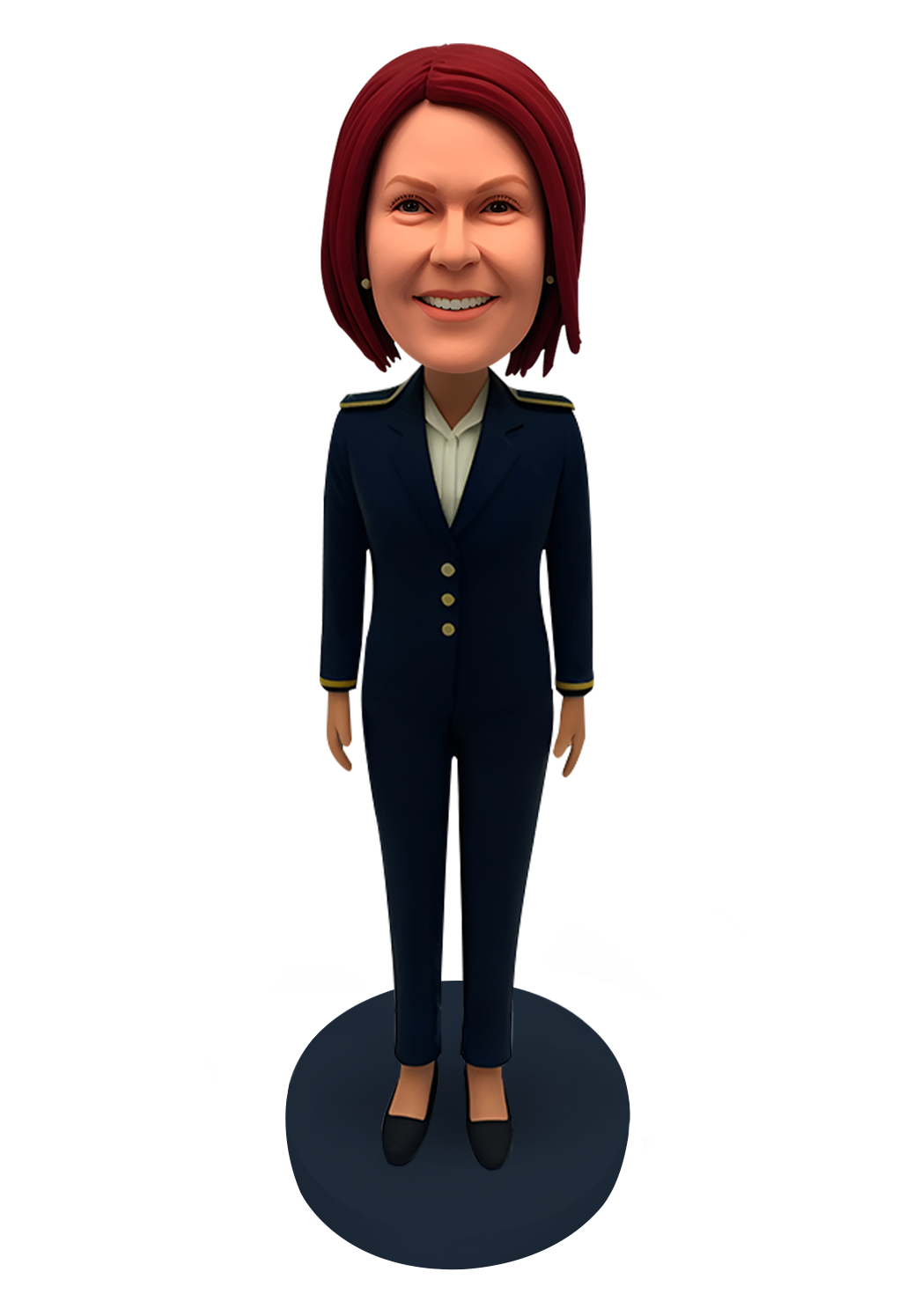 Airline Stewardess Custom Bobblehead-3