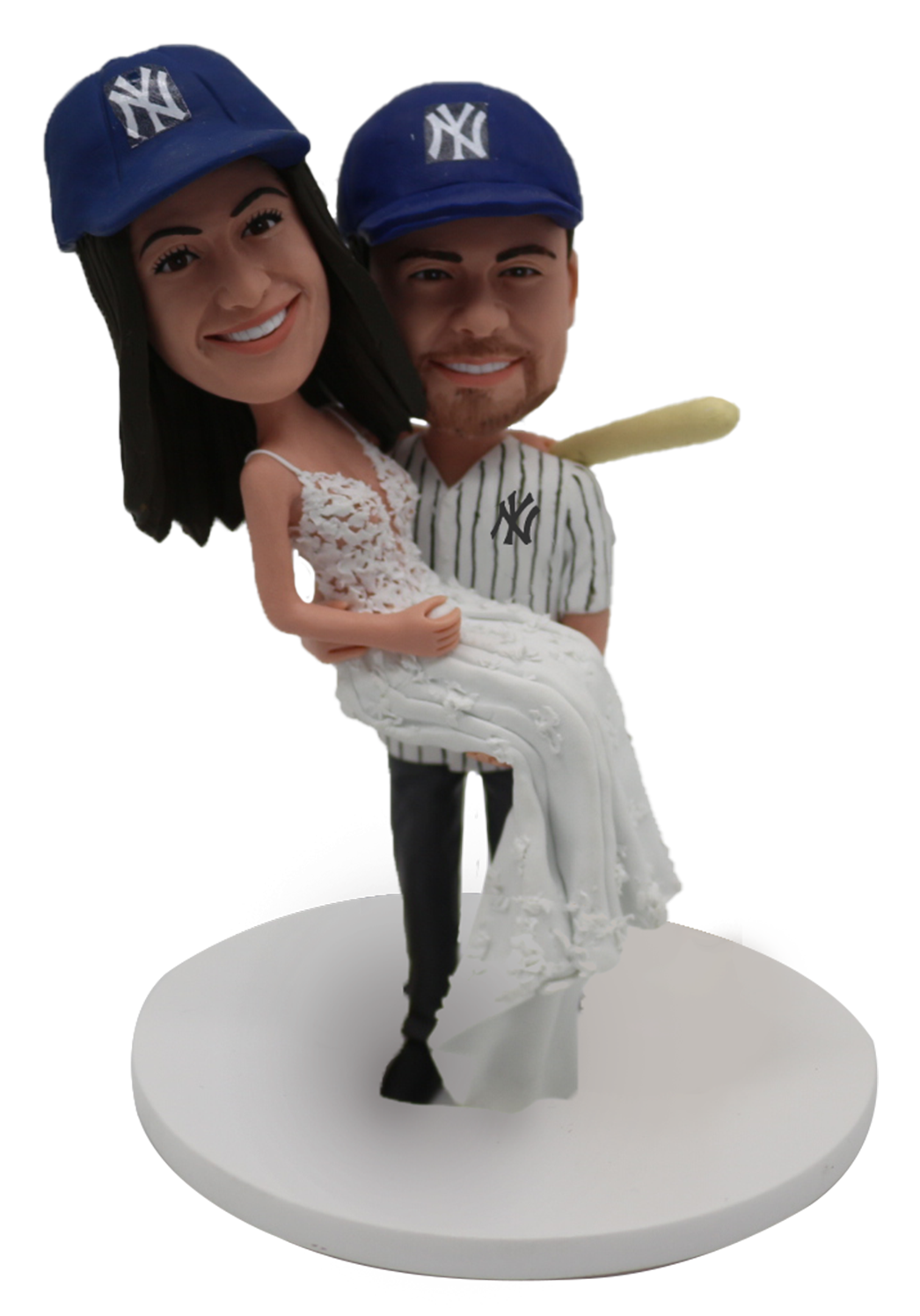 Baseball Couple Custom Bobbleheads