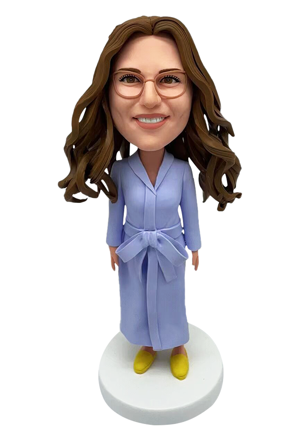 Bathrobe Lady Custom Bobblehead