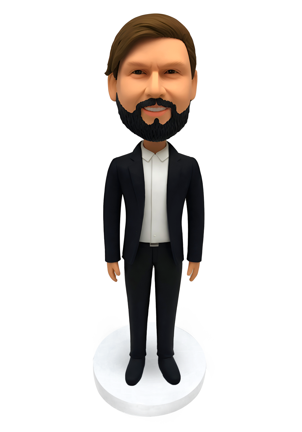 Black Suit Business Man Custom Bobblehead