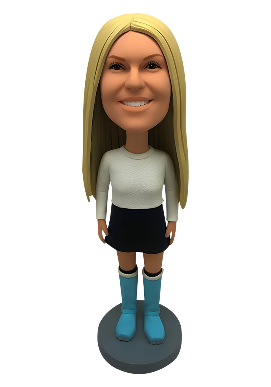Boots Girl Custom Bobblehead-1