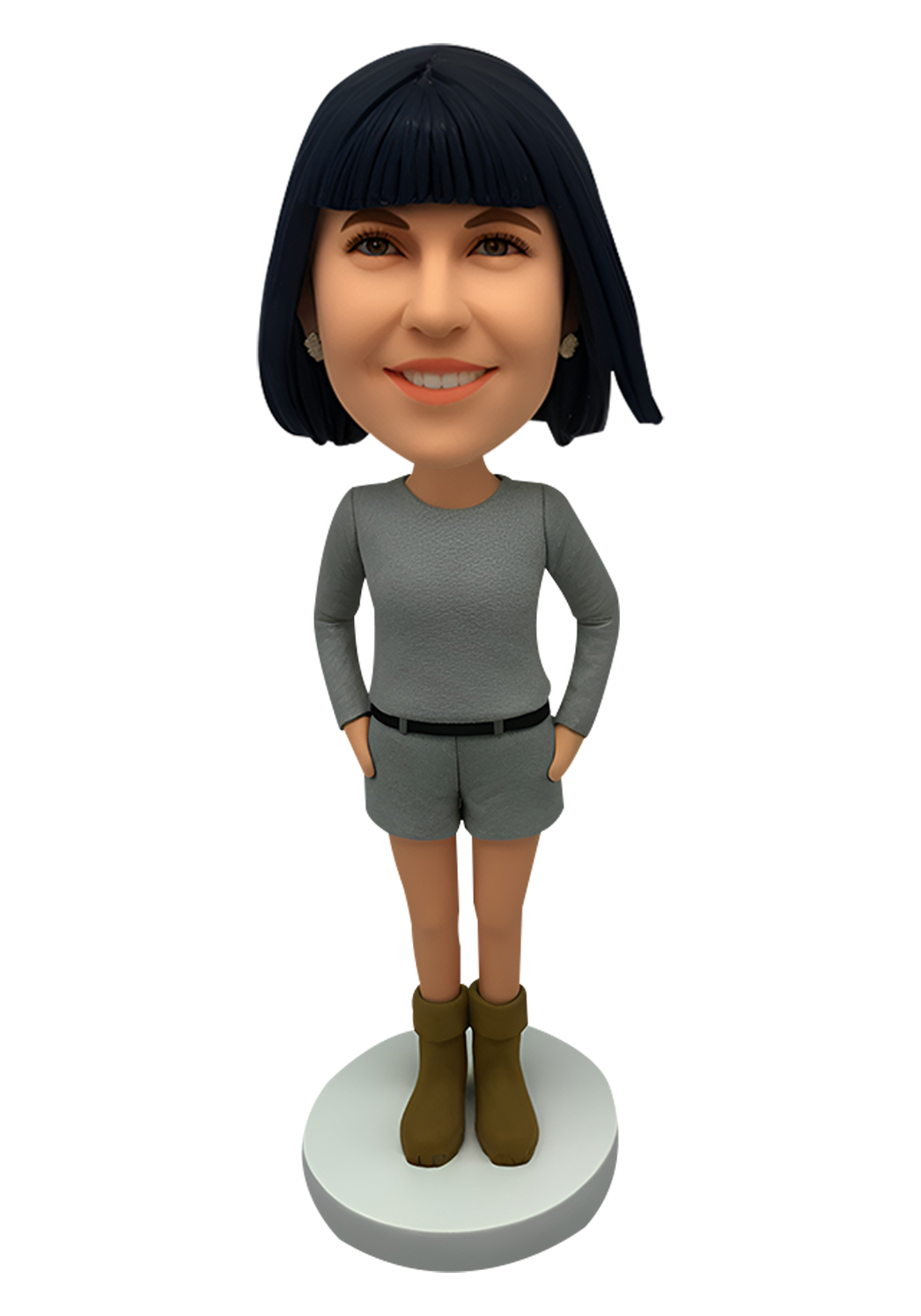 Boots Girl Custom Bobblehead-2