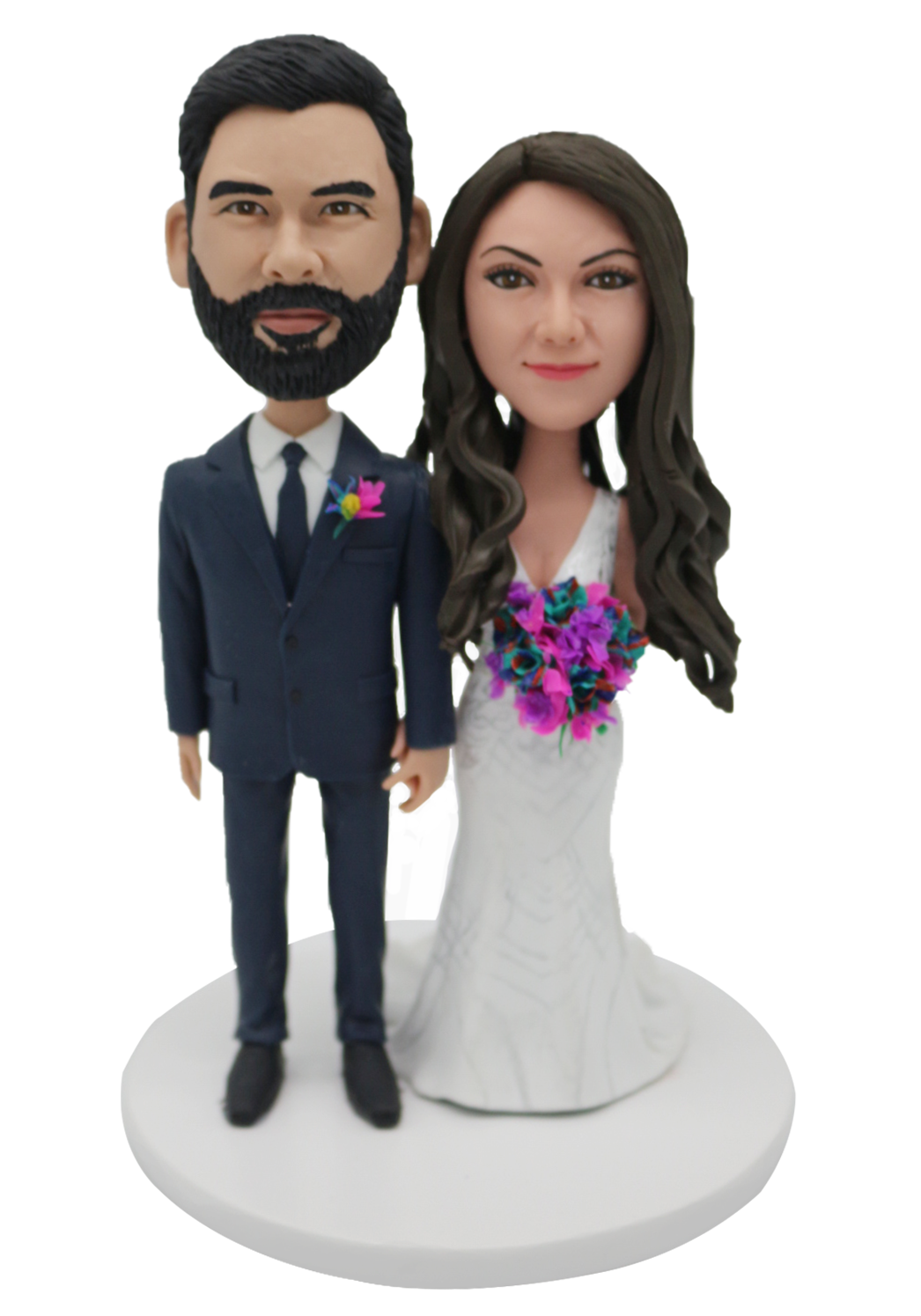 Colorful Bouquet Wedding Bobbleheads