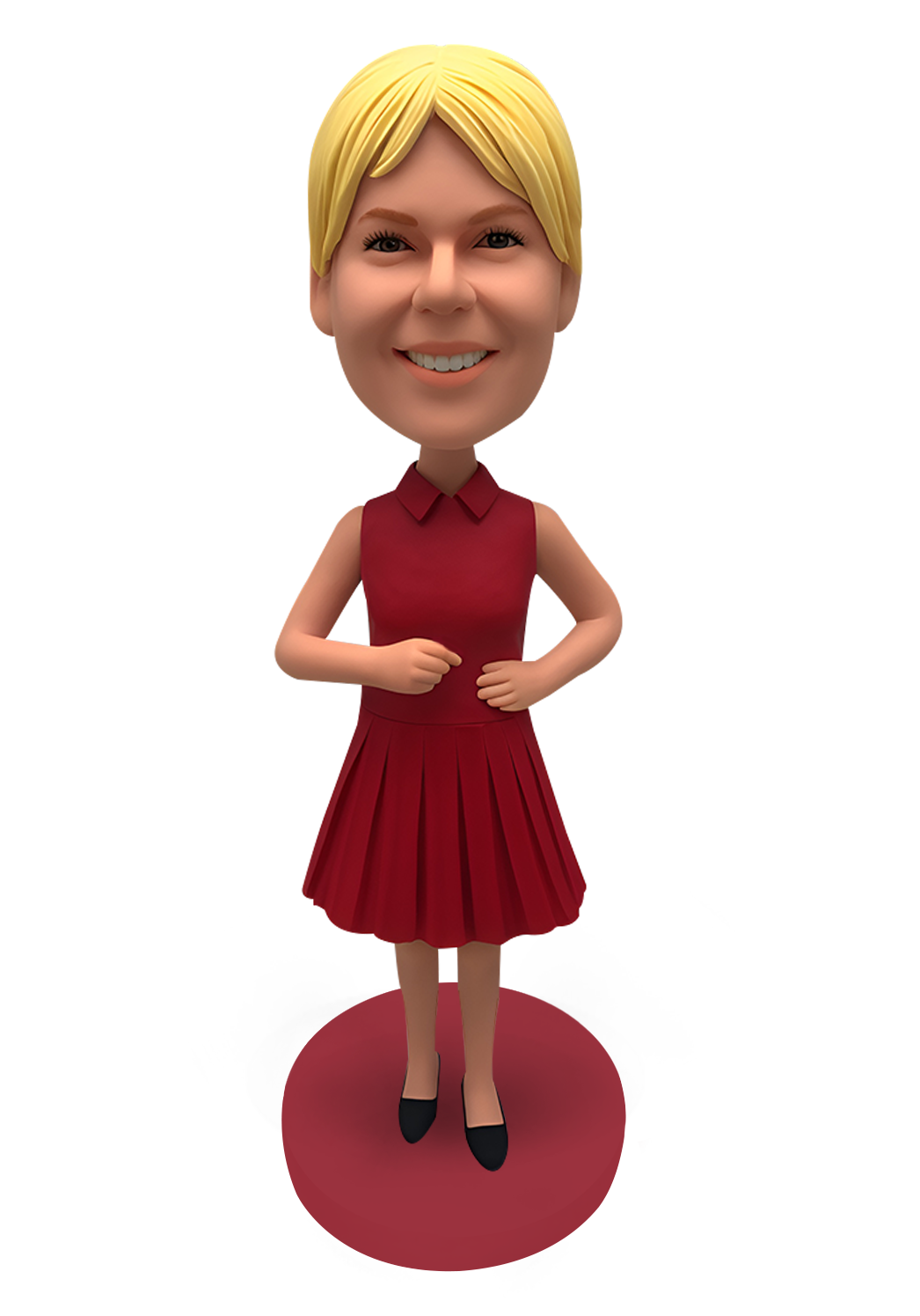 Fashional Woman Custom Bobblehead-12