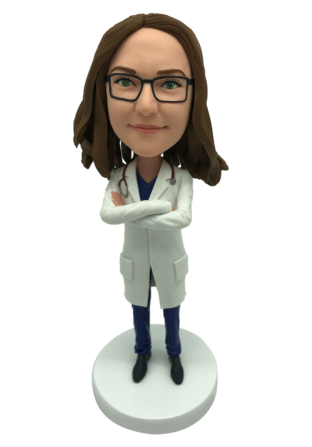 Female Doctor Custom Bobblehead-1