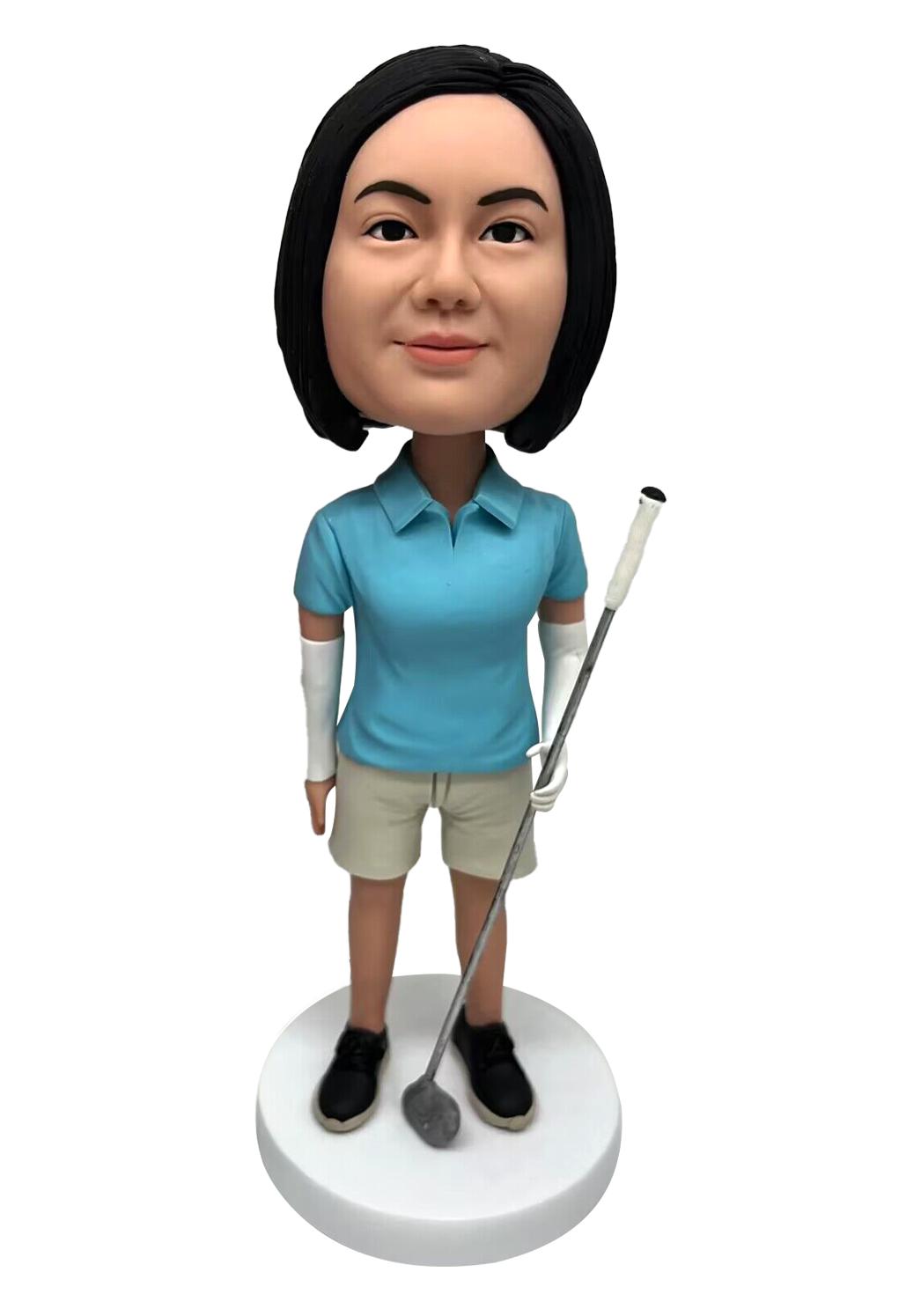 Female Golfer Custom Bobblehead
