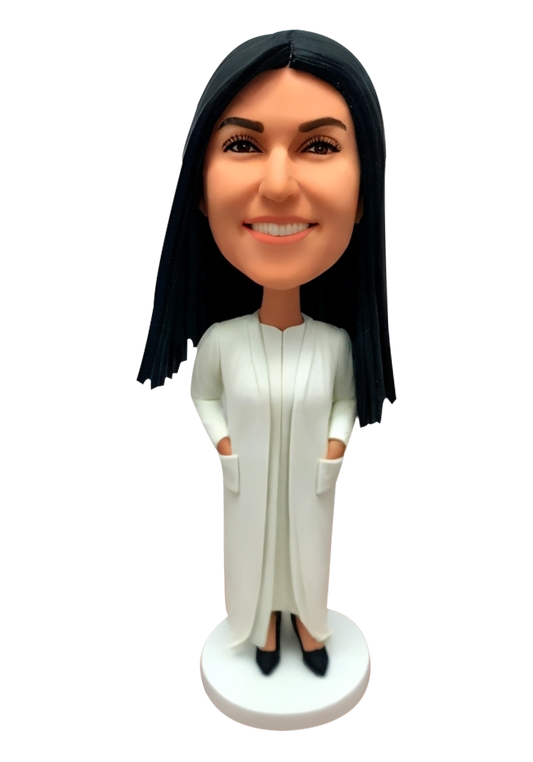 Female in Arab Dress Custom Bobblehead-2