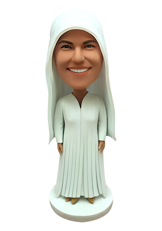 Female in Arab Robe Custom Bobblehead