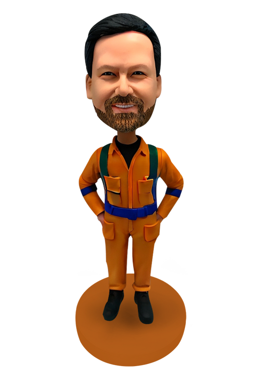 Firefighter Custom Bobblehead