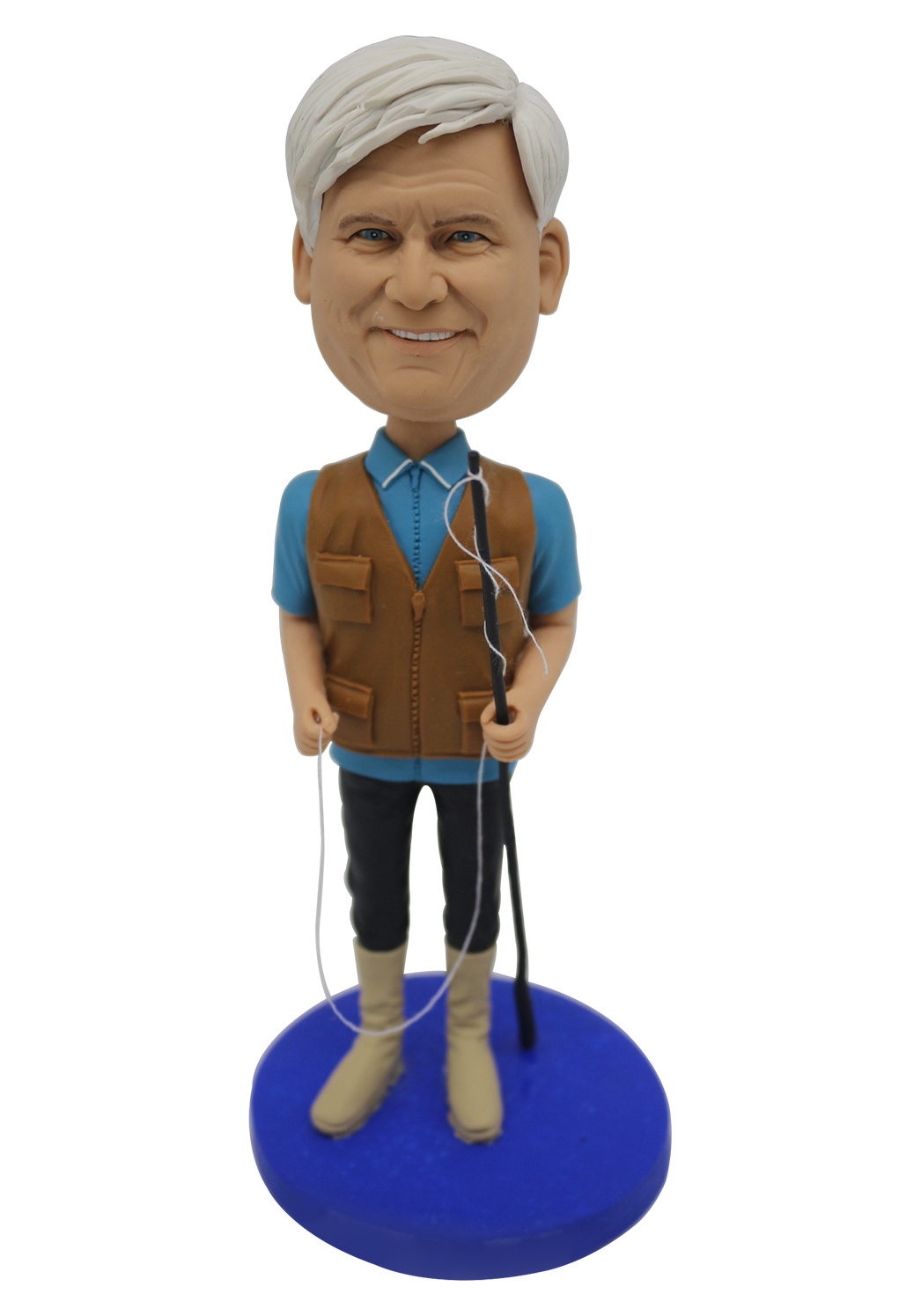 Fishing Man Custom Bobblehead