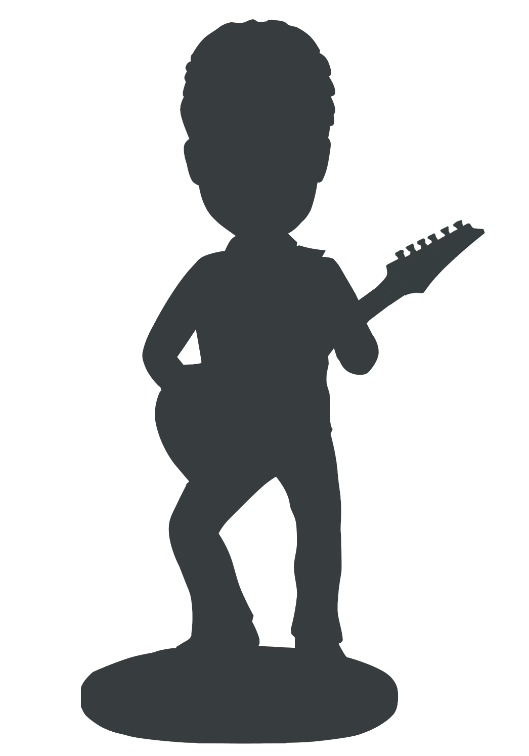 Fully Custom Guitar Player Bobblehead