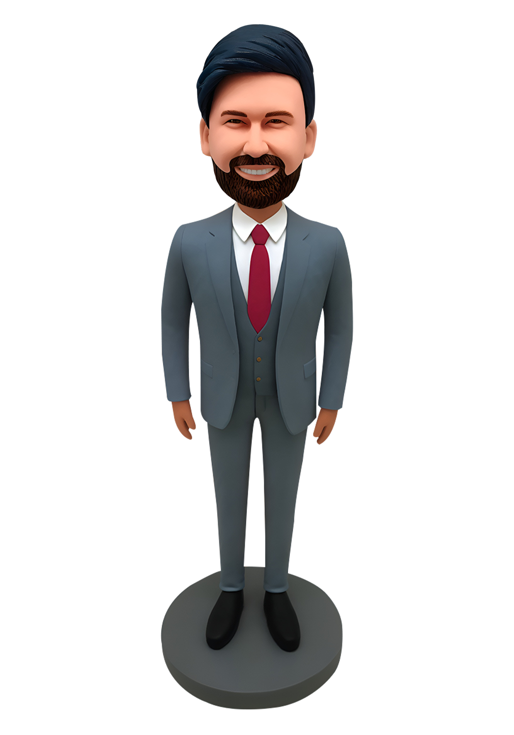 Grey Suit Custom Bobblehead