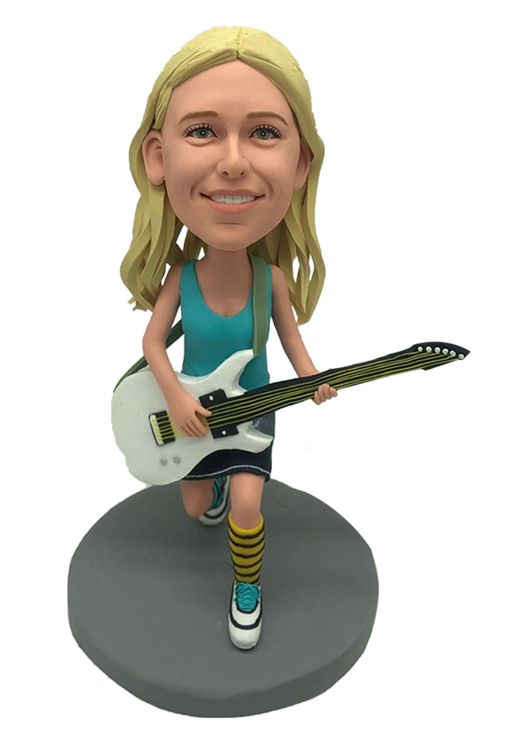 Guitar Girl Custom Bobblehead