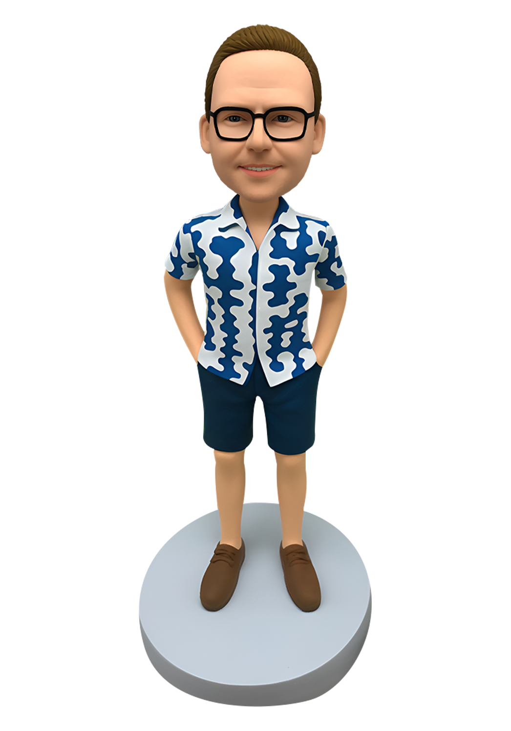Hawaiian Shirt Man Custom Bobblehead-1