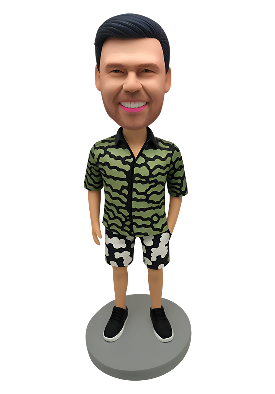 Hawaiian Shirt Man Custom Bobblehead-3