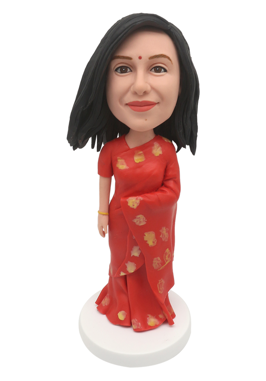 Indian Lady Custom Bobblehead
