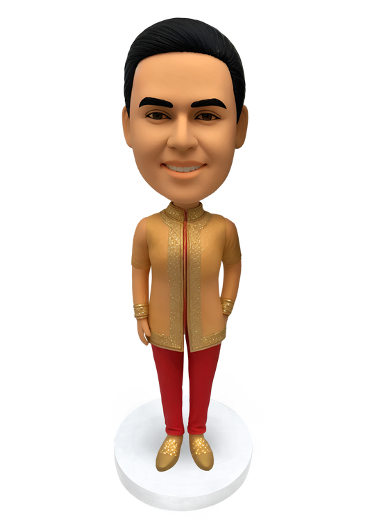 Indian Outfit Custom Bobblehead-1