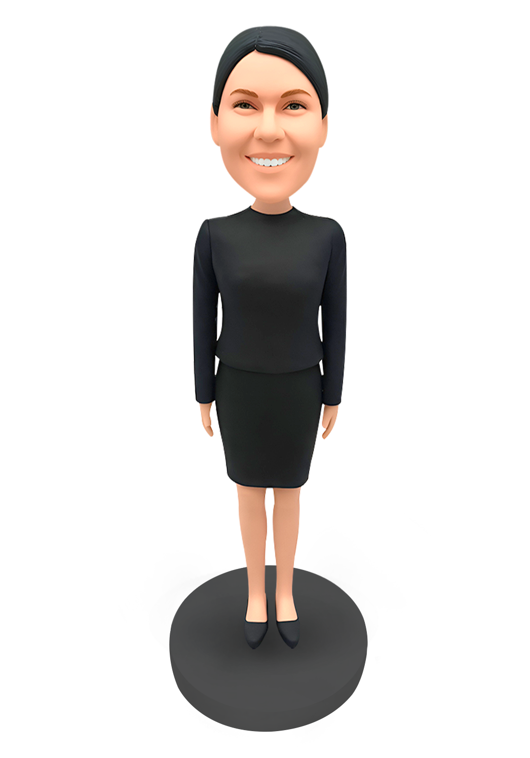 Lady in Coat Custom Bobblehead-24