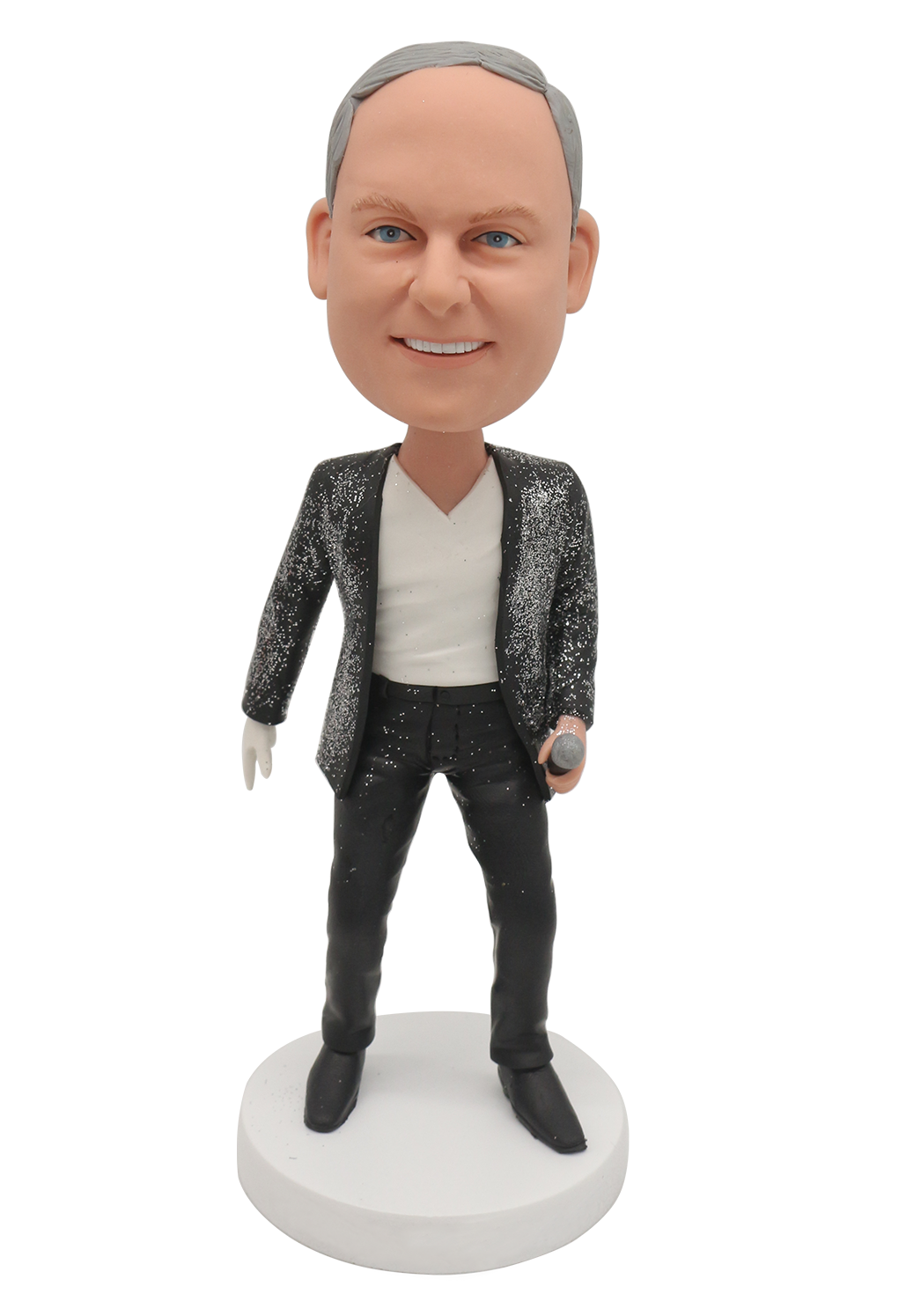 MJ Style Singer Bobblehead-1