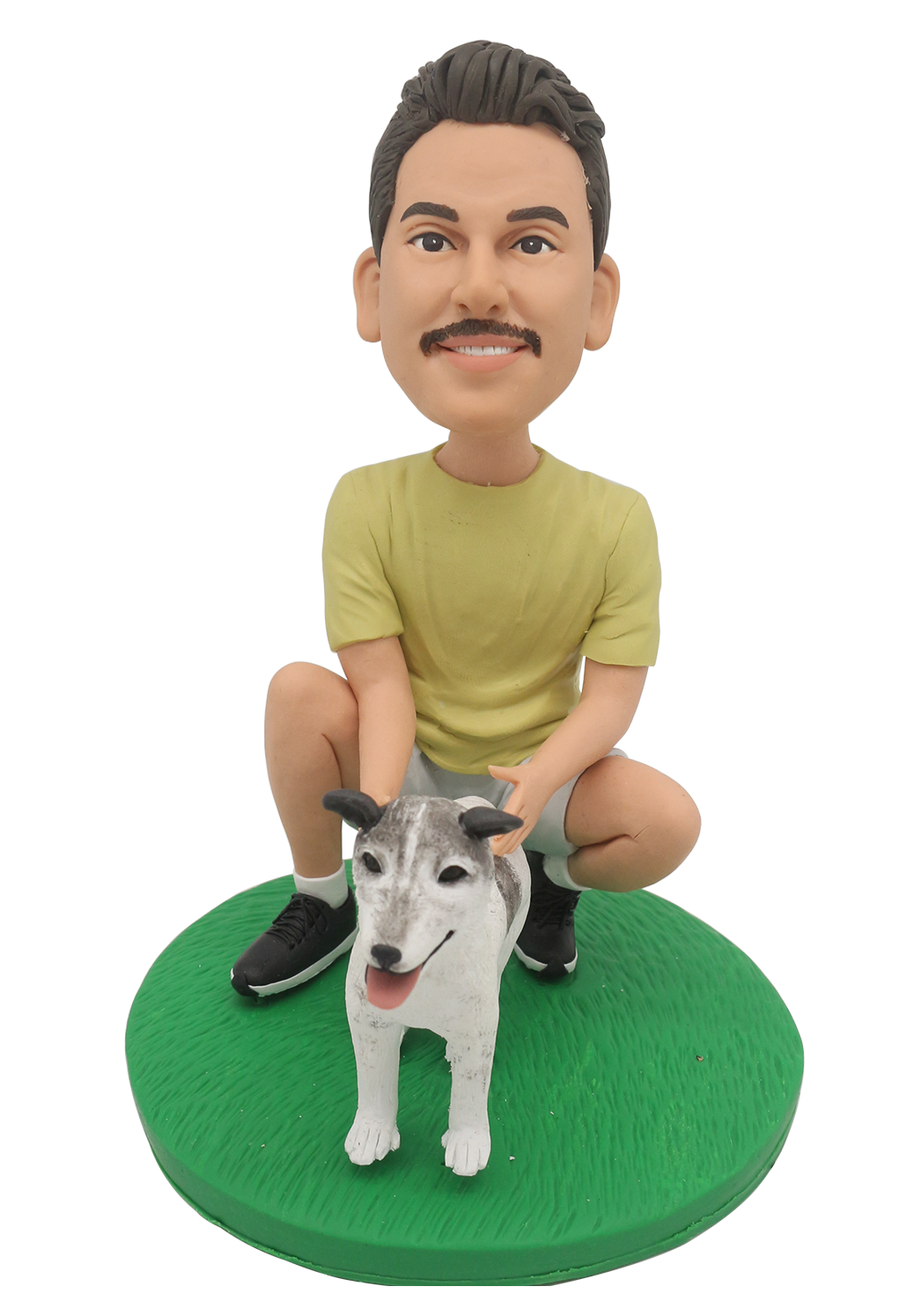 Man and Dog Custom Bobblehead-3