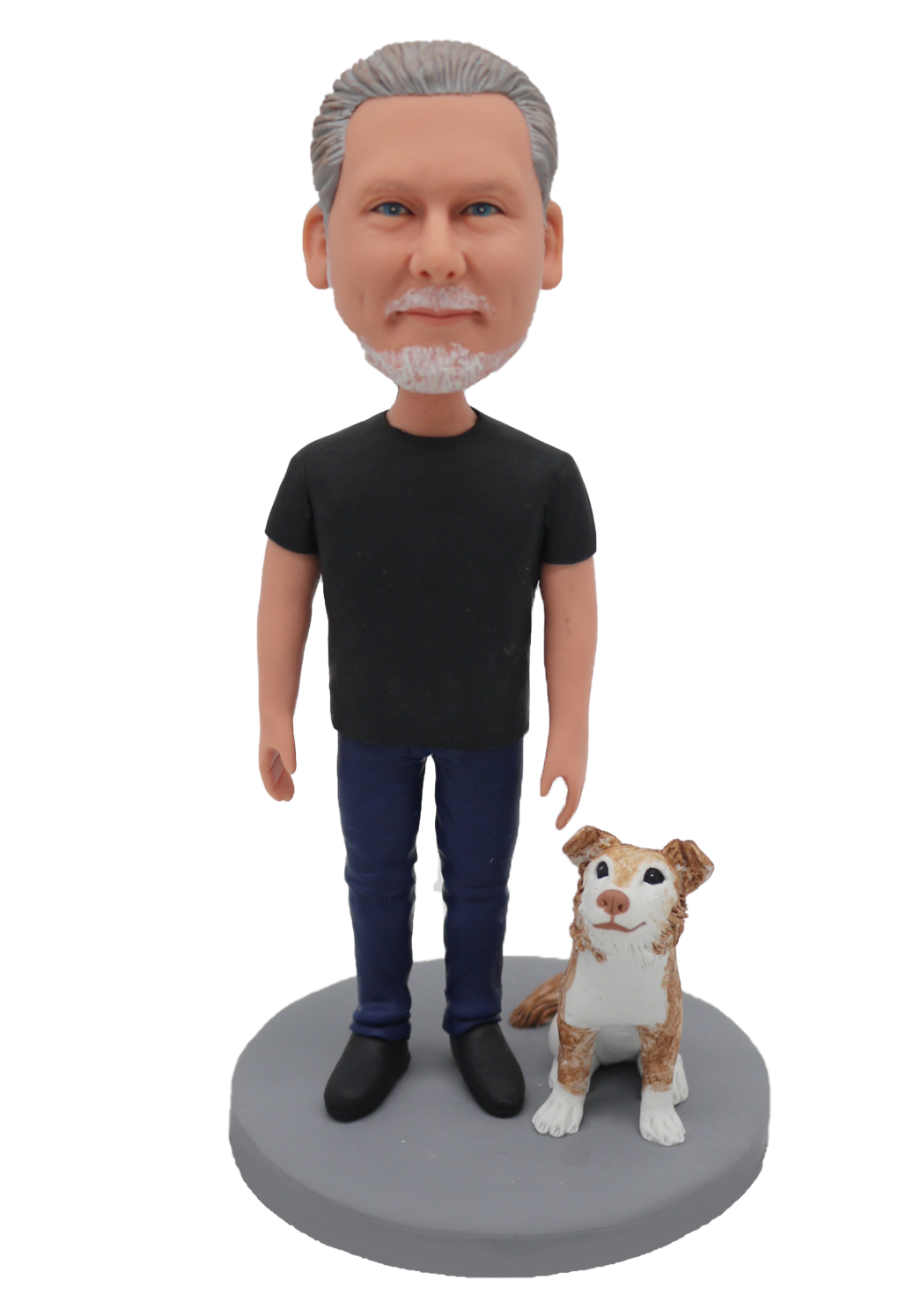 Man and Dog Custom Bobblehead