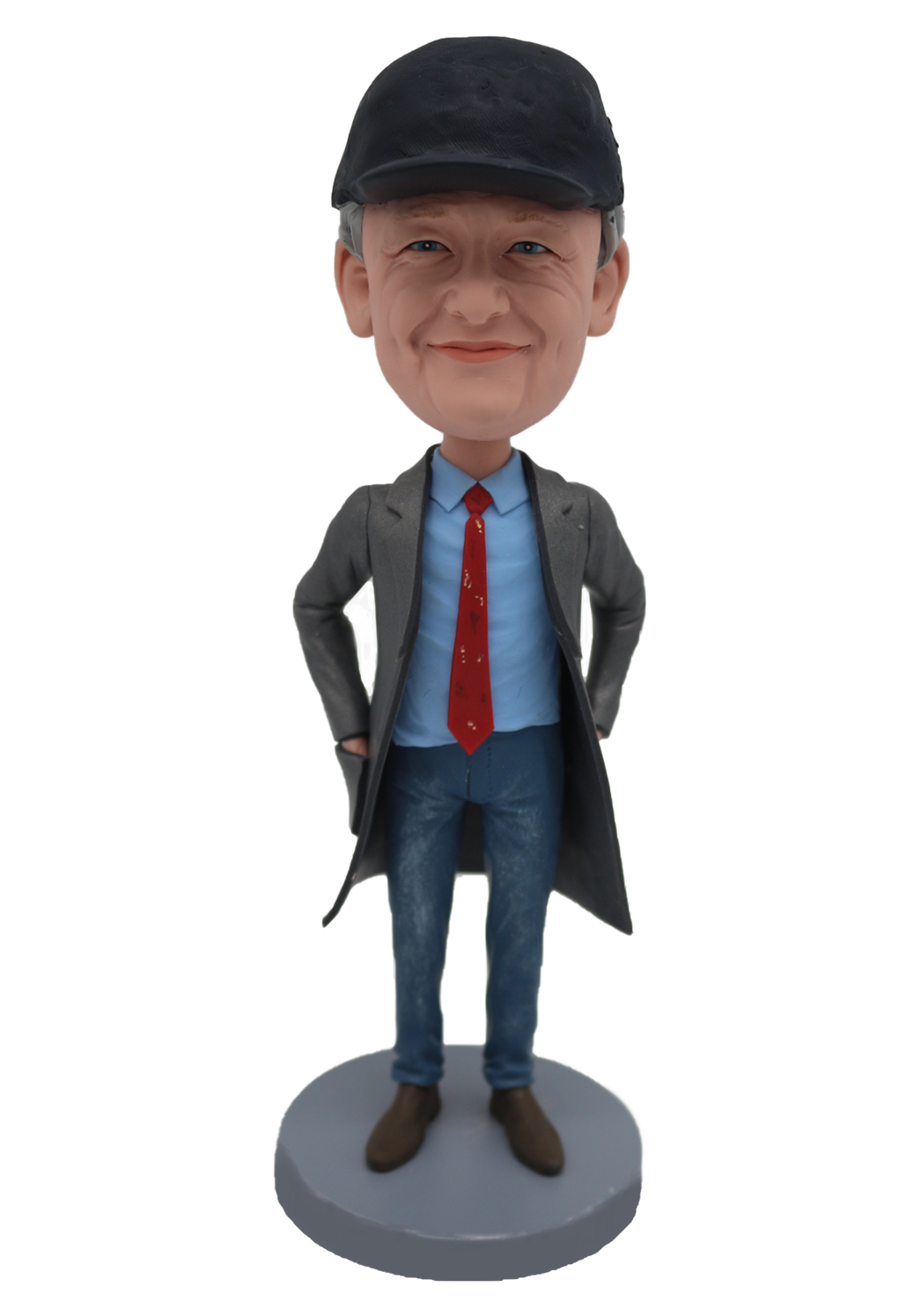 Man in Coat Custom Bobblehead