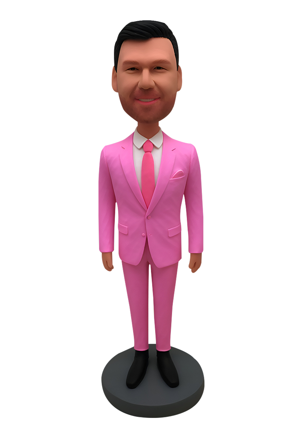 Man in Pink Suit Custom Bobblehead-1