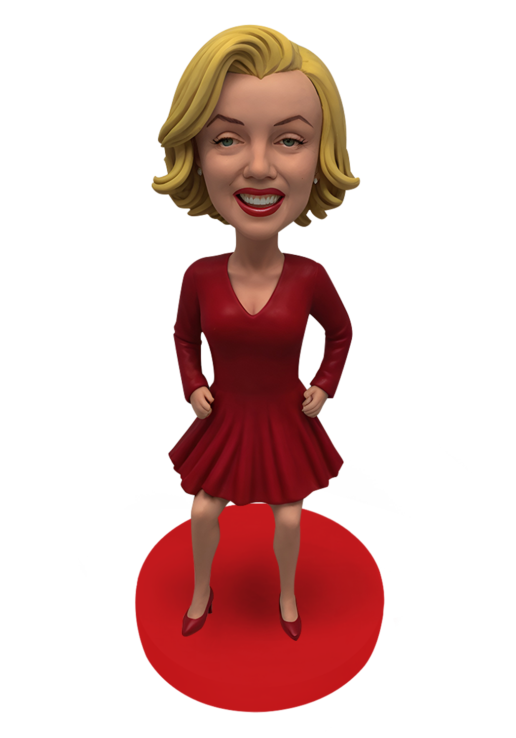 Marilyn Monroe Style Custom Bobblehead-2