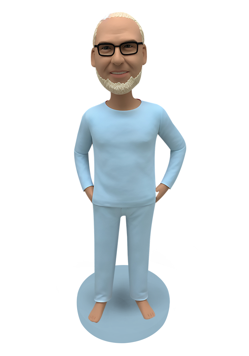 Pajamas Man Custom Bobblehead-1