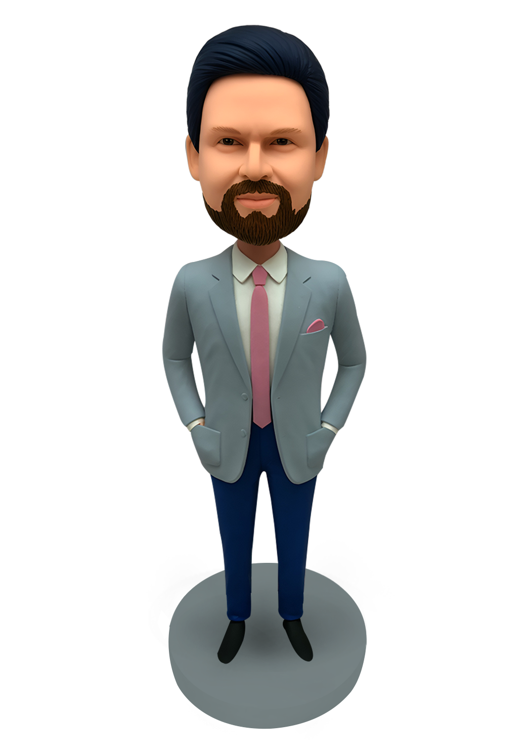 Pink Tie Custom Bobblehead