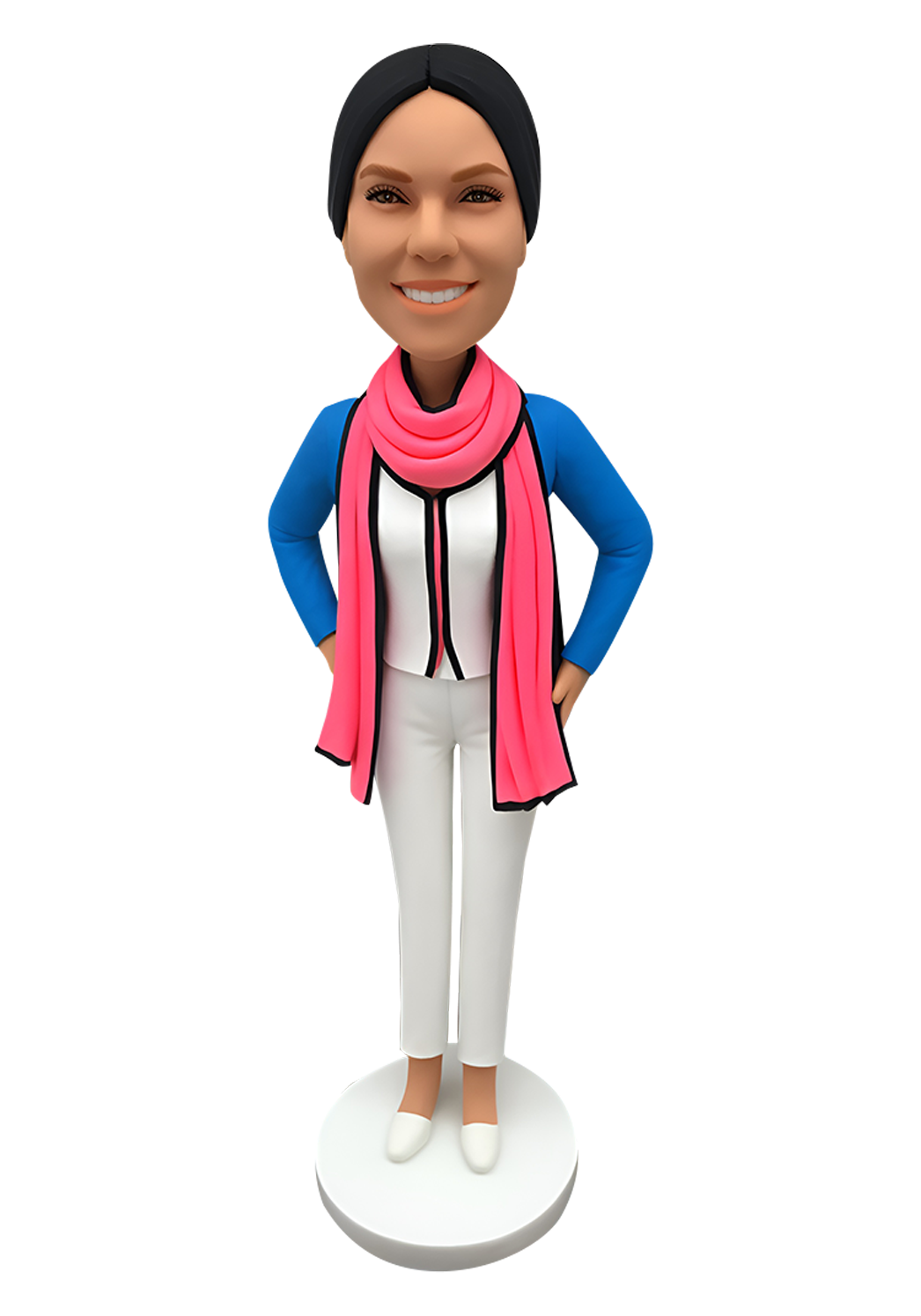 Scarf Girl Custom Bobblehead-1