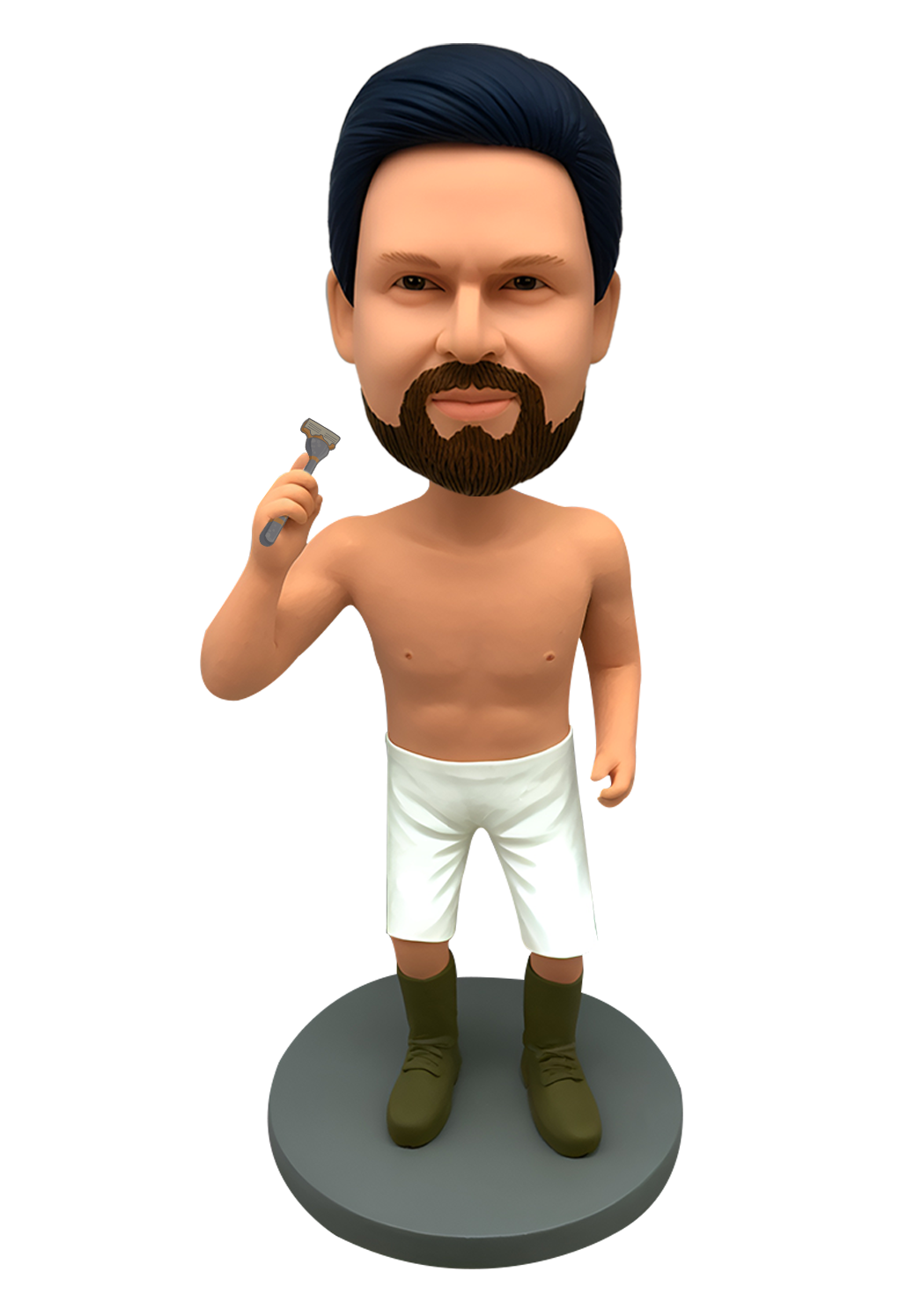 Shaving Man Custom Bobblehead