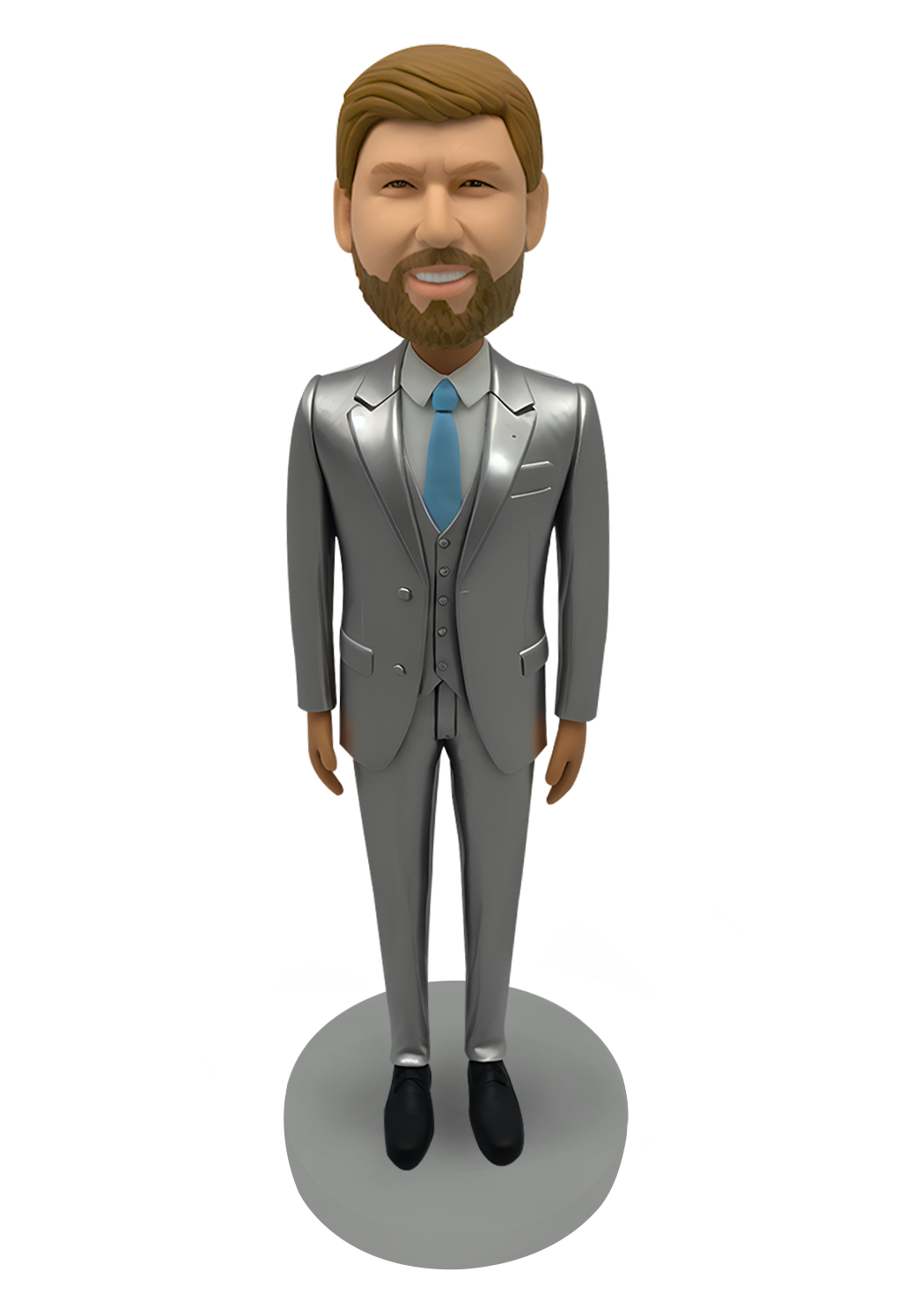 Silver Suit Custom Bobblehead