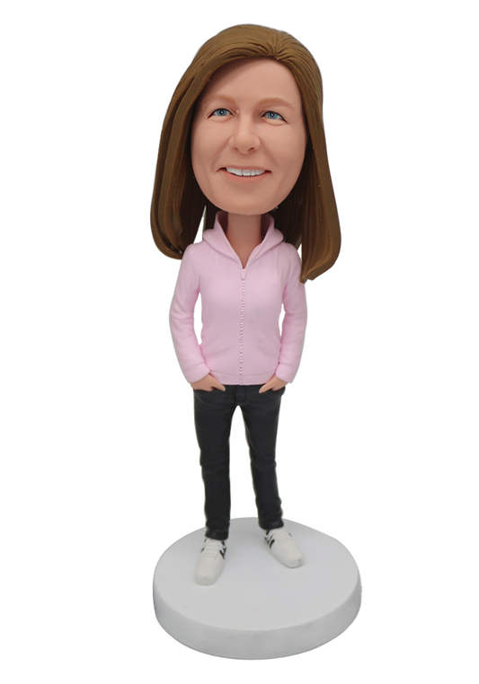 Sport Wear Woman Custom Bobblehead