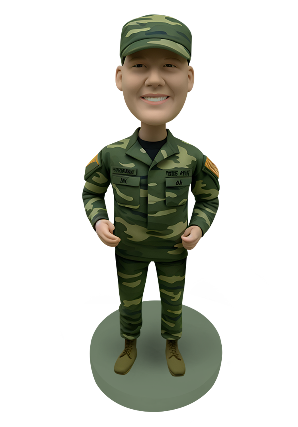 Us Army Soldier Custom Bobblehead-2