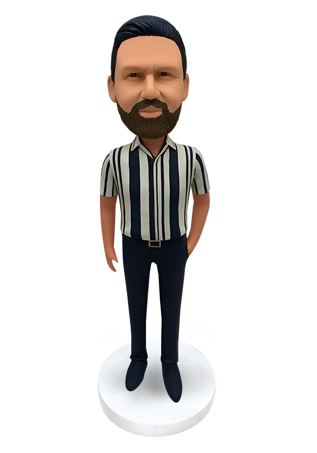 Vertical Stripes Shirt Custom Bobblehead