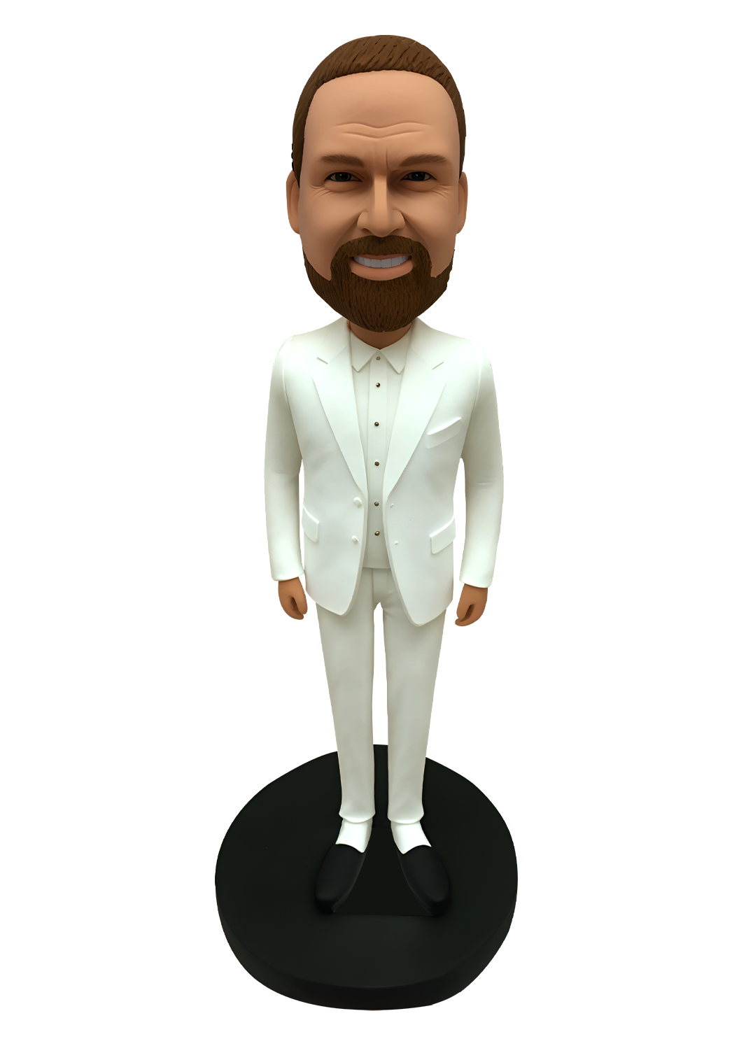 White Suit Male Custom Bobblehead-1