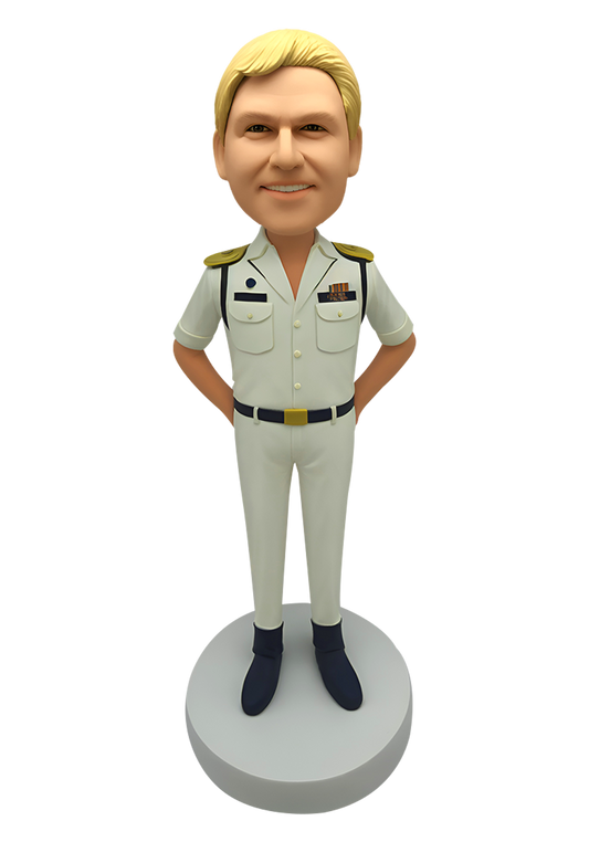 Army Officer Cusom Bobblehead-2