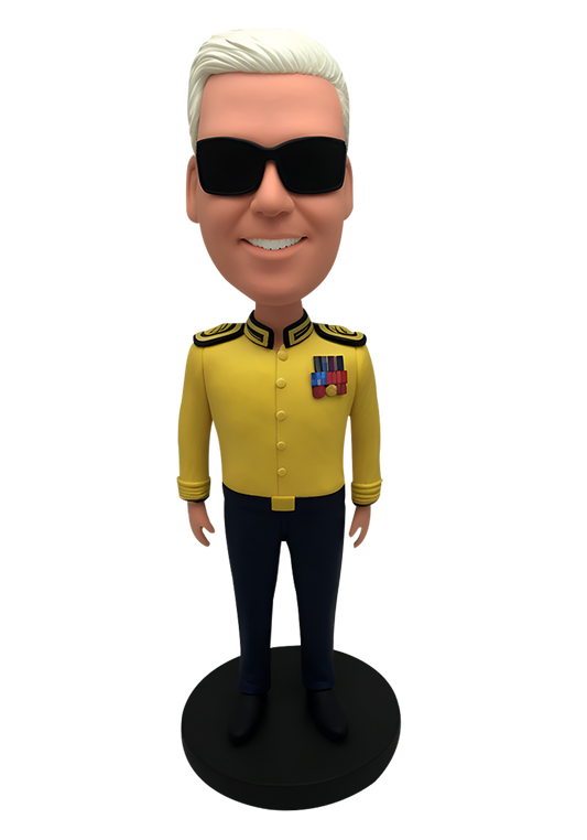 Army Officer Cusom Bobblehead-3