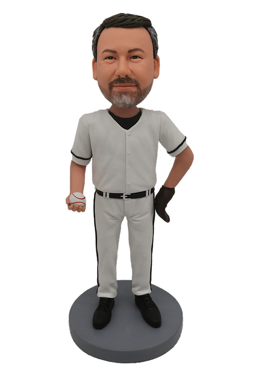 Baseball Pitcher Custom bobblehead-2