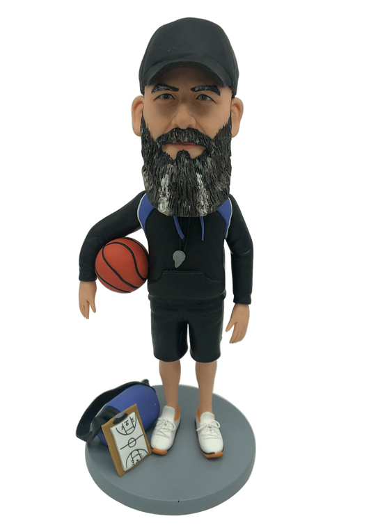 Basketball Coach Custom Bobblehead-1