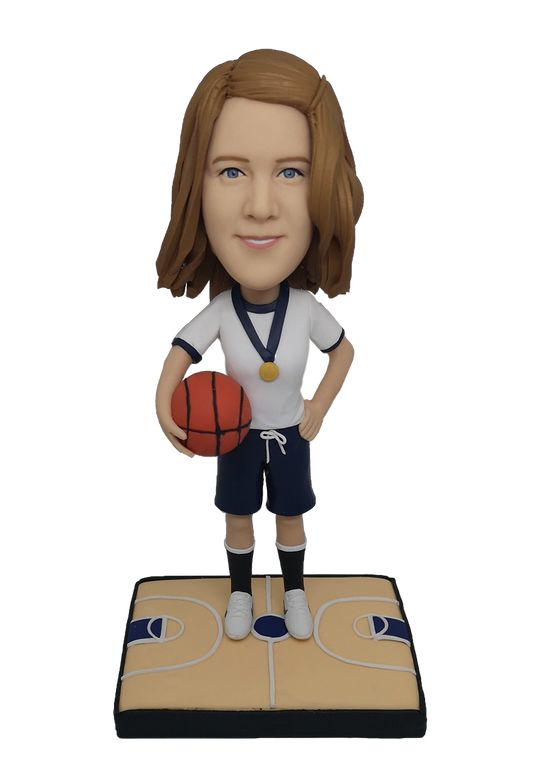 Basketball Girl Custom Bobblehead-1