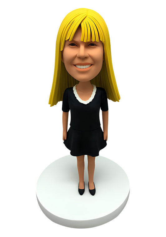 Black Dress Custom Bobblehead