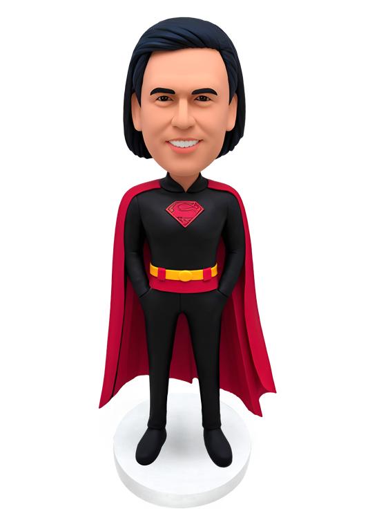 Black Super Buddy Custom Bobblehead
