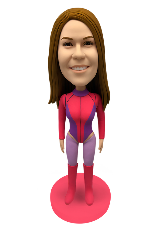 Bodysuit Girl Custom Bobblehead-2