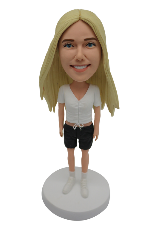 Casual Girl Custom Bobbe Head-2