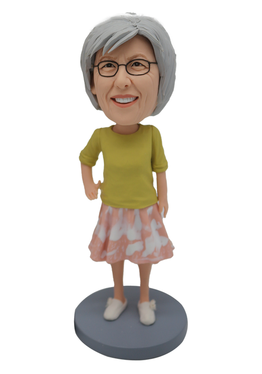 Casual Lady Custom Bobblehead